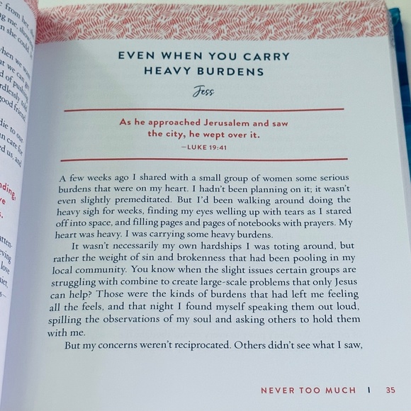 NEW Always Enough | Never Too Much Flip Book Hardcover Devotional - Picture 12 of 13